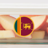 Sri Lanka-Flagge Etiketten (Befestigt)