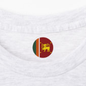 Sri Lanka-Flagge Etiketten (Befestigt)