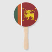 Sri Lanka-Flagge Fächer (Vorderseite)