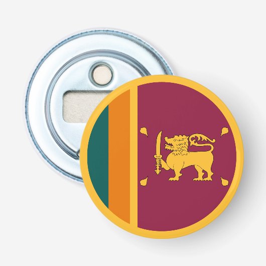 Sri Lanka-Flagge Flaschenöffner (Vorderseite)