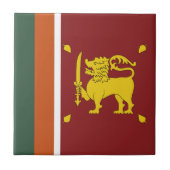 Sri Lanka-Flagge Fliese (Vorderseite)