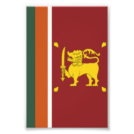 Sri Lanka-Flagge Fotodruck