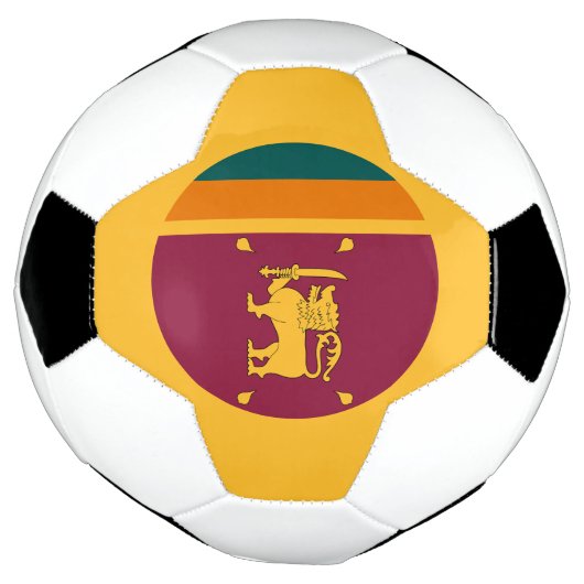 Sri Lanka-Flagge Fußball (Gedreht)