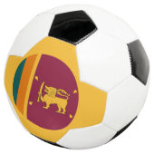 Sri Lanka-Flagge Fußball (Dreiviertel)
