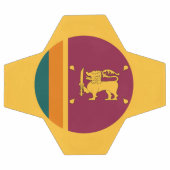 Sri Lanka-Flagge Fußball (Flach)
