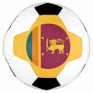 Sri Lanka-Flagge Fußball