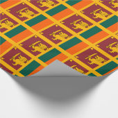 Sri Lanka Flagge Geschenkpapier (Ecke)