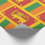 Sri Lanka-Flagge Geschenkpapier (Ecke)