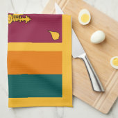 Sri Lanka-Flagge Geschirrtuch (Viertel Falte)