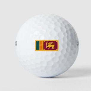 Sri Lanka-Flagge Golfball