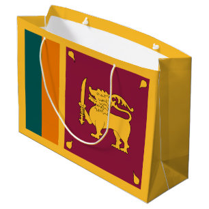 Sri Lanka-Flagge Große Geschenktüte