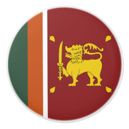 Sri Lanka-Flagge Keramikknauf
