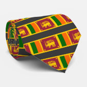 Sri Lanka Flagge Krawatte (Gerollt)