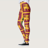 Sri Lanka-Flagge Leggings (Links)