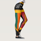 Sri Lanka-Flagge Leggings (Rechts)