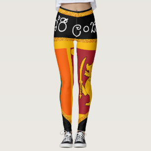 Sri Lanka-Flagge Leggings