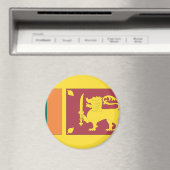 Sri Lanka-Flagge Magnet (In Situ (Geschirrspüler))