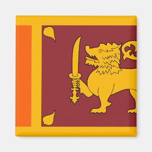 Sri Lanka-Flagge Magnet