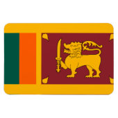 Sri Lanka-Flagge Magnet (Horizontal)