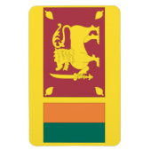 Sri Lanka-Flagge Magnet (Vertikal)