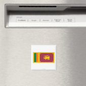 Sri Lanka-Flagge Magnet (In Situ (Geschirrspüler))