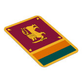 Sri Lanka-Flagge Magnet (Rechte Seite)
