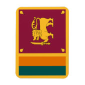 Sri Lanka-Flagge Magnet (Vertikal)