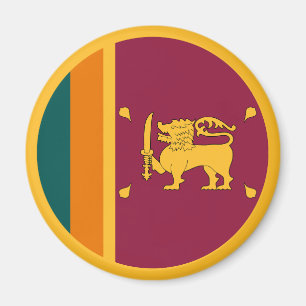 Sri Lanka-Flagge Magnet
