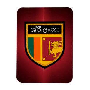 Sri Lanka-Flagge Magnet