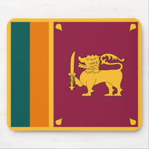Sri Lanka-Flagge Mousepad