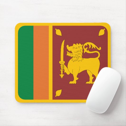 Sri Lanka Flagge Mousepad (Mit Mouse)