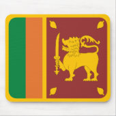 Sri Lanka Flagge Mousepad (Vorne)