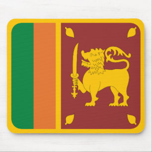 Sri Lanka Flagge Mousepad