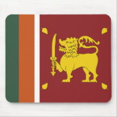 Sri Lanka-Flagge Mousepad (Vorne)