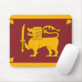 Sri Lanka-Flagge Mousepad (Mit Mouse)