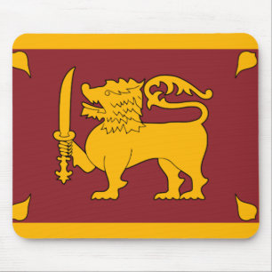 Sri Lanka-Flagge Mousepad