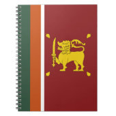 Sri Lanka-Flagge Notizblock (Vorderseite)