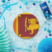 Sri Lanka-Flagge Pappteller (Party)
