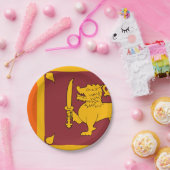 Sri Lanka-Flagge Pappteller (Party)