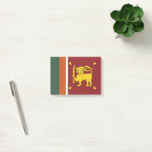 Sri Lanka-Flagge Post-it Klebezettel