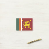 Sri Lanka-Flagge Post-it Klebezettel (Auf Schreibtisch)