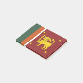 Sri Lanka-Flagge Post-it Klebezettel (angewinkelt)
