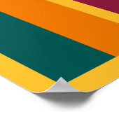 Sri Lanka-Flagge Poster (Ecke)