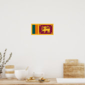 Sri Lanka-Flagge Poster (Küche)