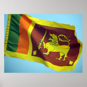 Sri-lanka-Flagge Poster