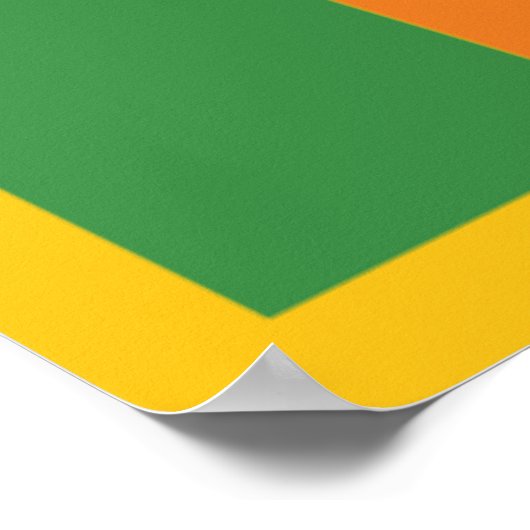 Sri Lanka-Flagge Poster (Ecke)