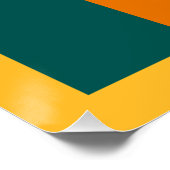 Sri Lanka-Flagge Poster (Ecke)