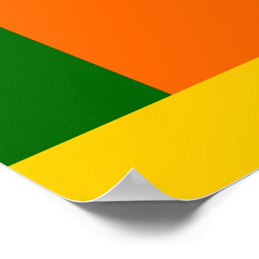 Sri Lanka-Flagge Poster (Ecke)