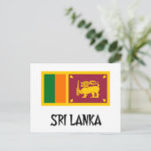 Sri Lanka-Flagge Postkarte (Stehend Vorderseite)