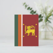 Sri Lanka-Flagge Postkarte (Stehend Vorderseite)